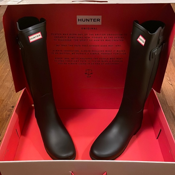 Hunter Shoes - Hunter Women's Original Tall Rain Boot EU42 US10 - Black